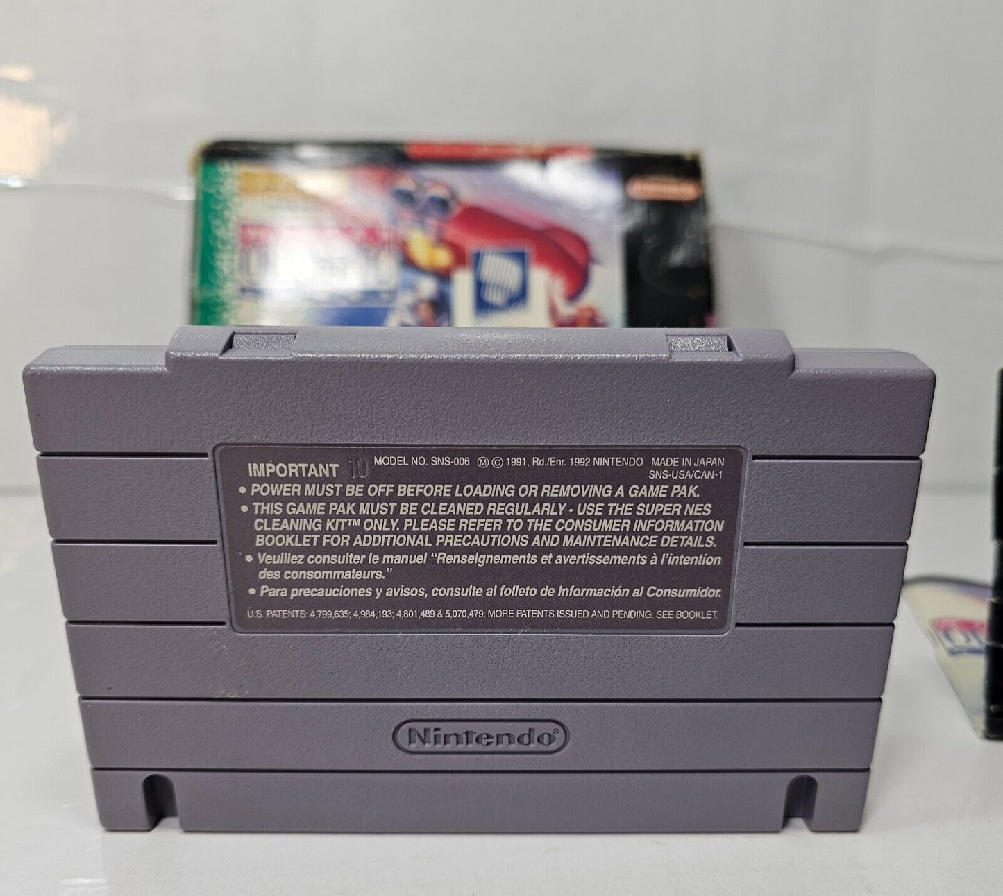 Winter Olympic Games Lillehammer '94 (Super Nintendo, 1994) Case Game Manual