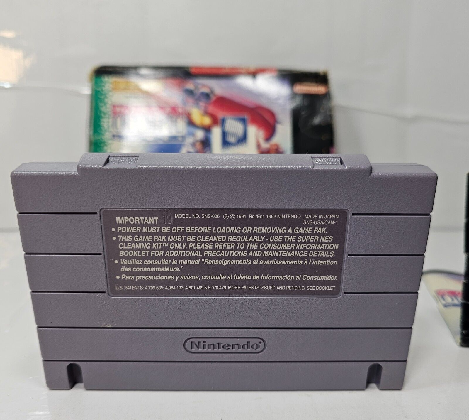 Winter Olympic Games Lillehammer '94 (Super Nintendo, 1994) Case Game Manual