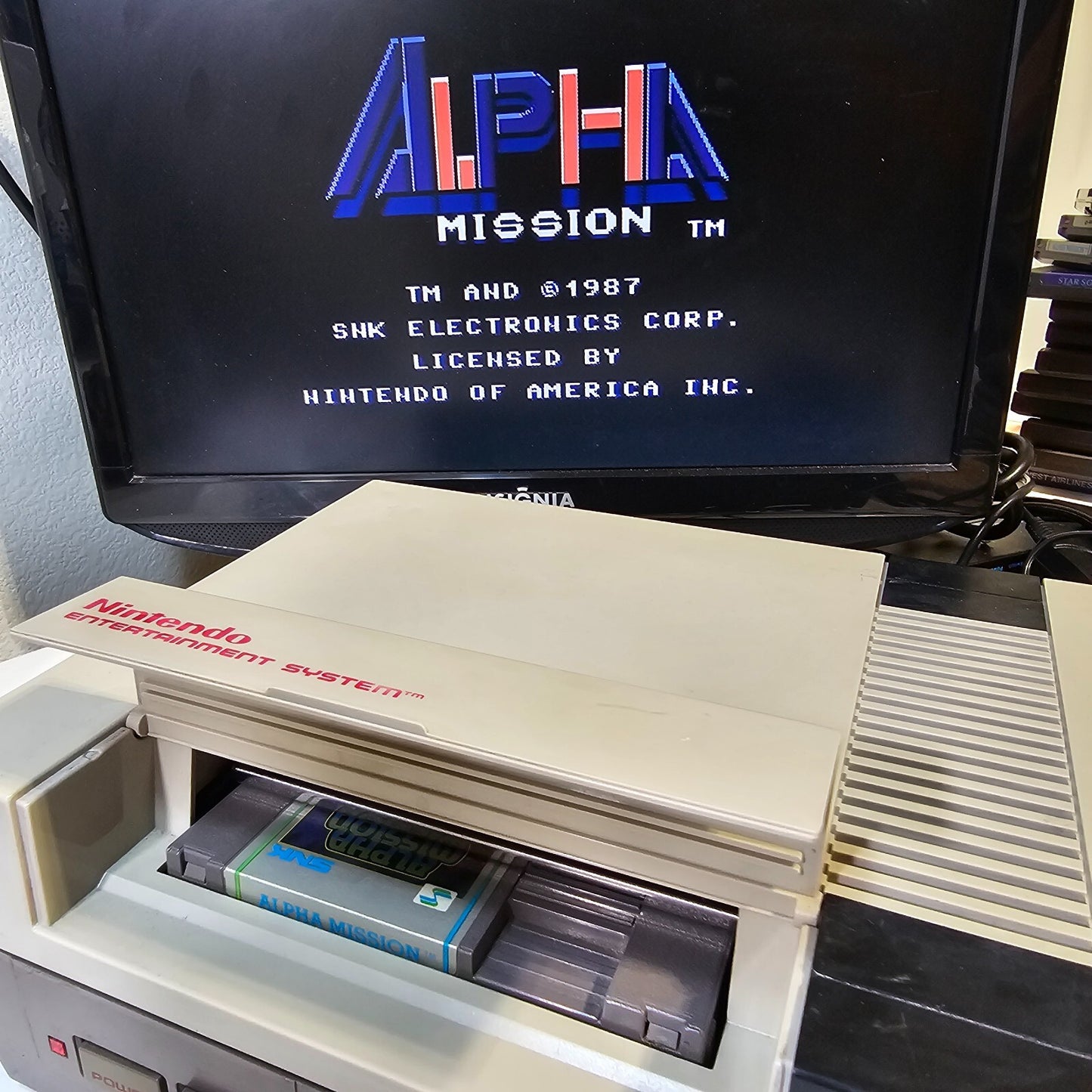 Alpha Mission (Nintendo Entertainment System, 1987) Authentic Cartridge Only