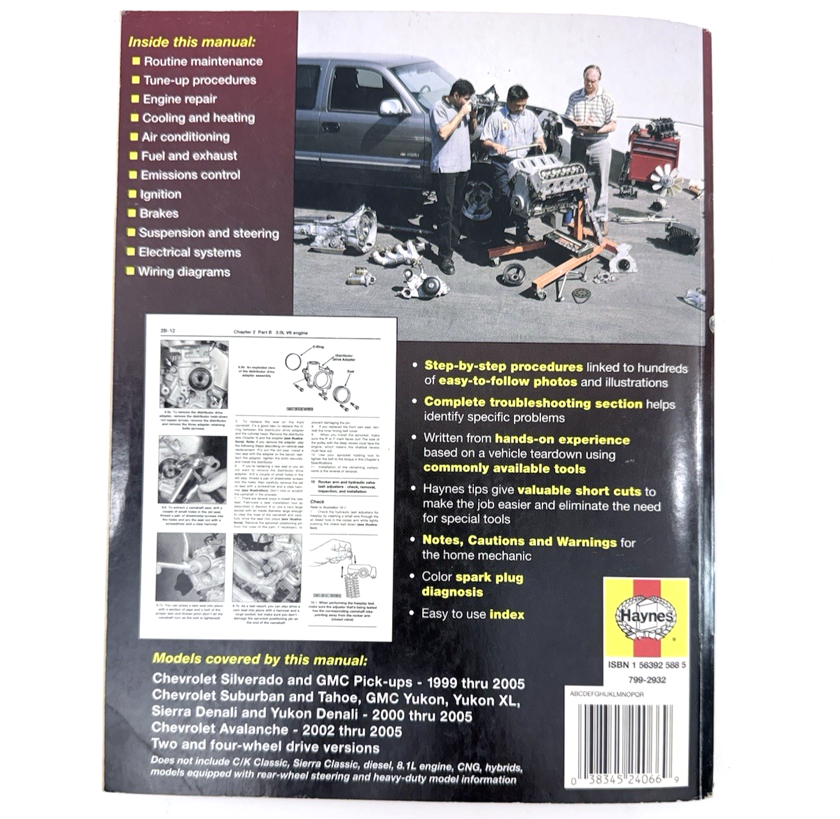 Haynes Chevrolet Silverado GMC Sierra  1999-2005 Repair Shop Manual 24066
