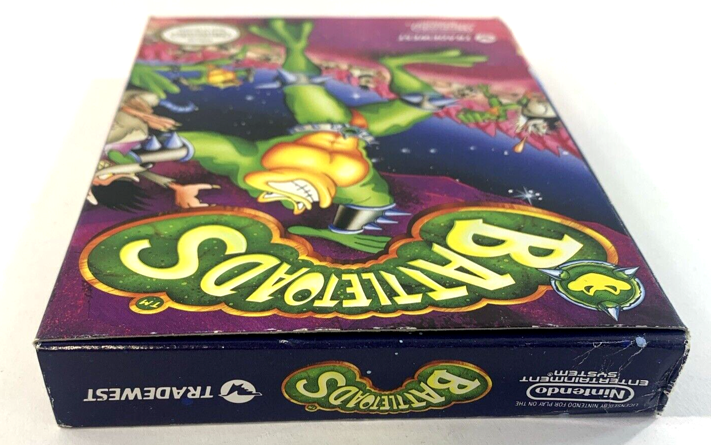 Battletoads (Nintendo Entertainment System, 1991) Game Box Manual Poster Foam