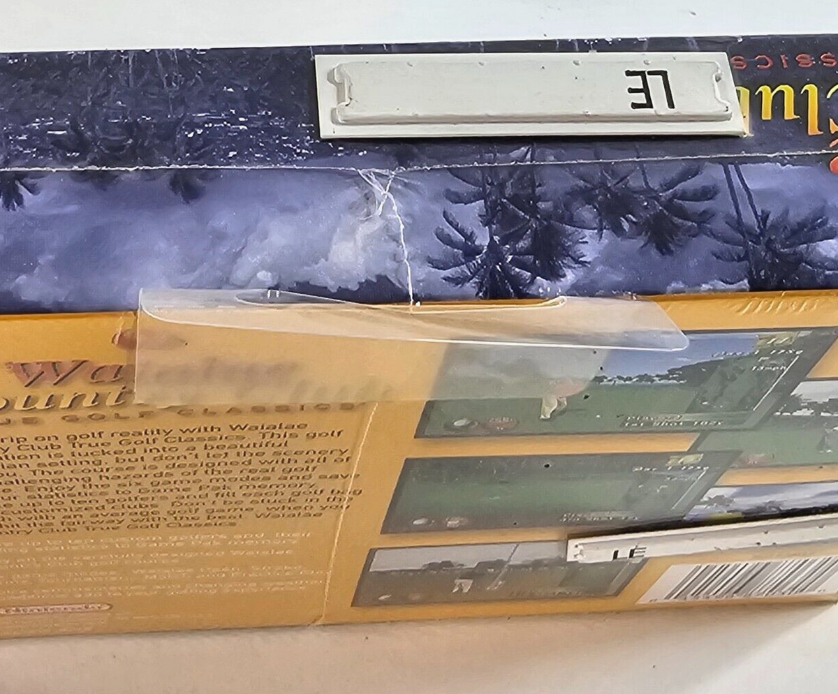 True Golf Classics: Waialae Country Club (Nintendo 64, 1998) Sealed - Some Wear