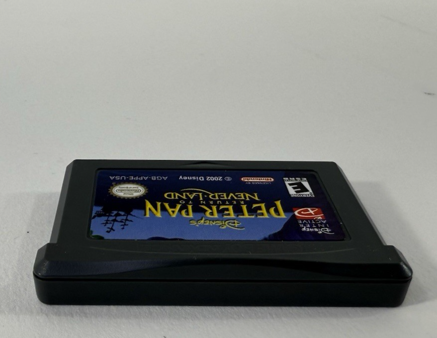 Peter Pan: Return To Neverland (Gameboy Advance, 2002) Game Cartridge - Tested