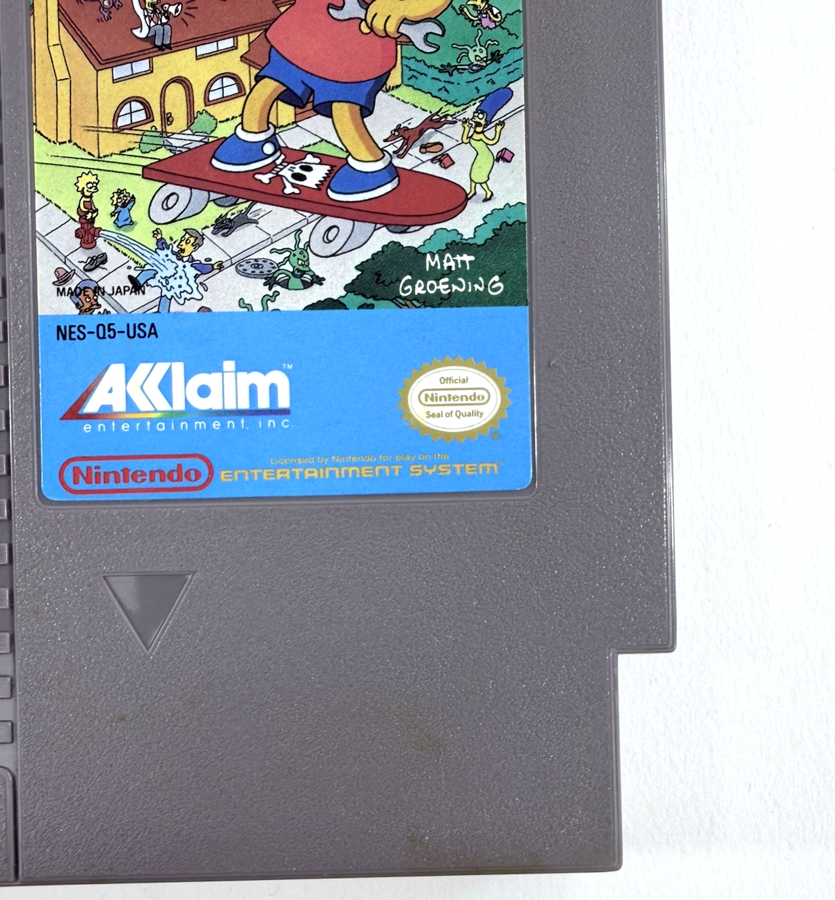 The Simpsons: Bart vs. the Space Mutants (Nintendo NES, 1991) Game Cartridge