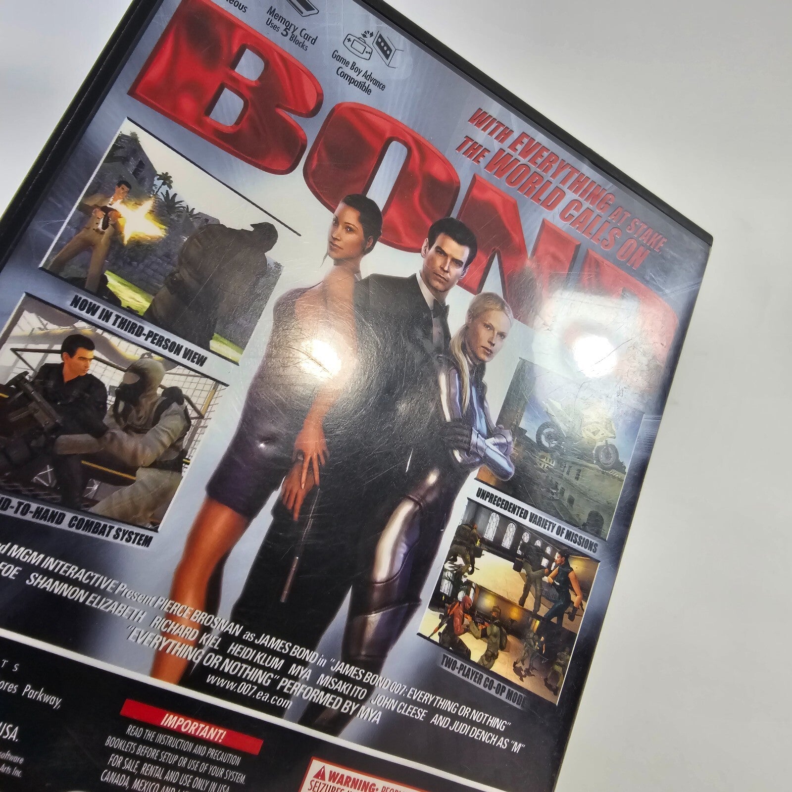 007: Everything or Nothing (Nintendo GameCube, 2002) Case, Manual, Insert Only