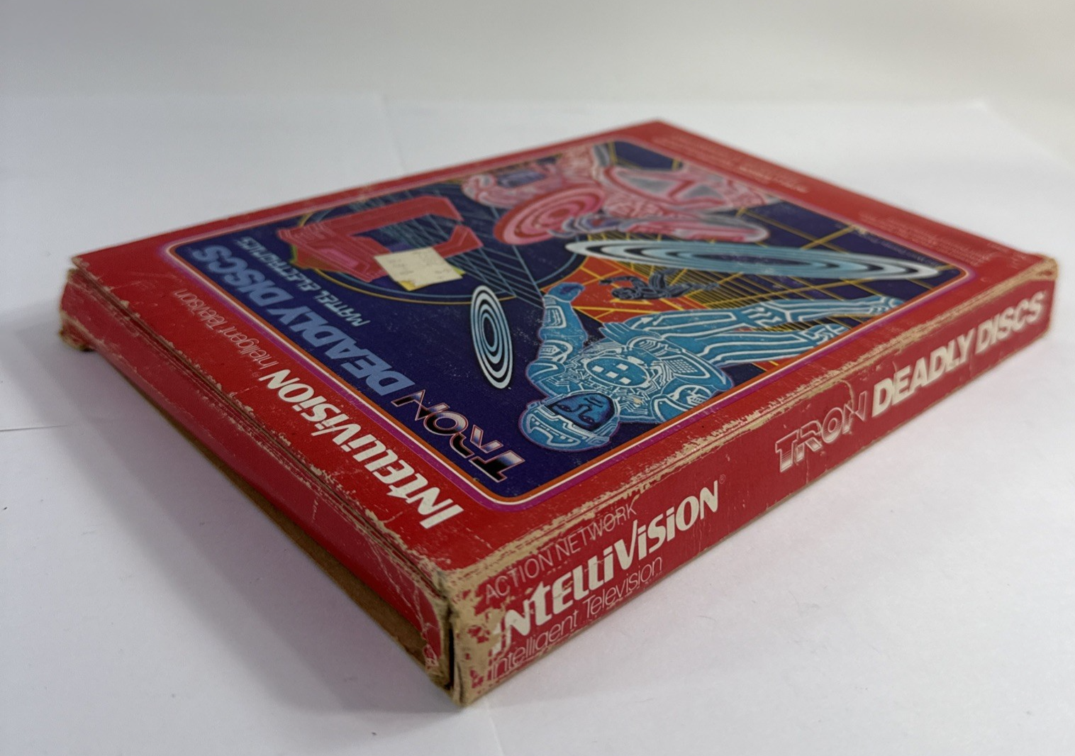 Tron Deadly Discs (Intellivision, 1982) Game Box Manual Overlay - Tested