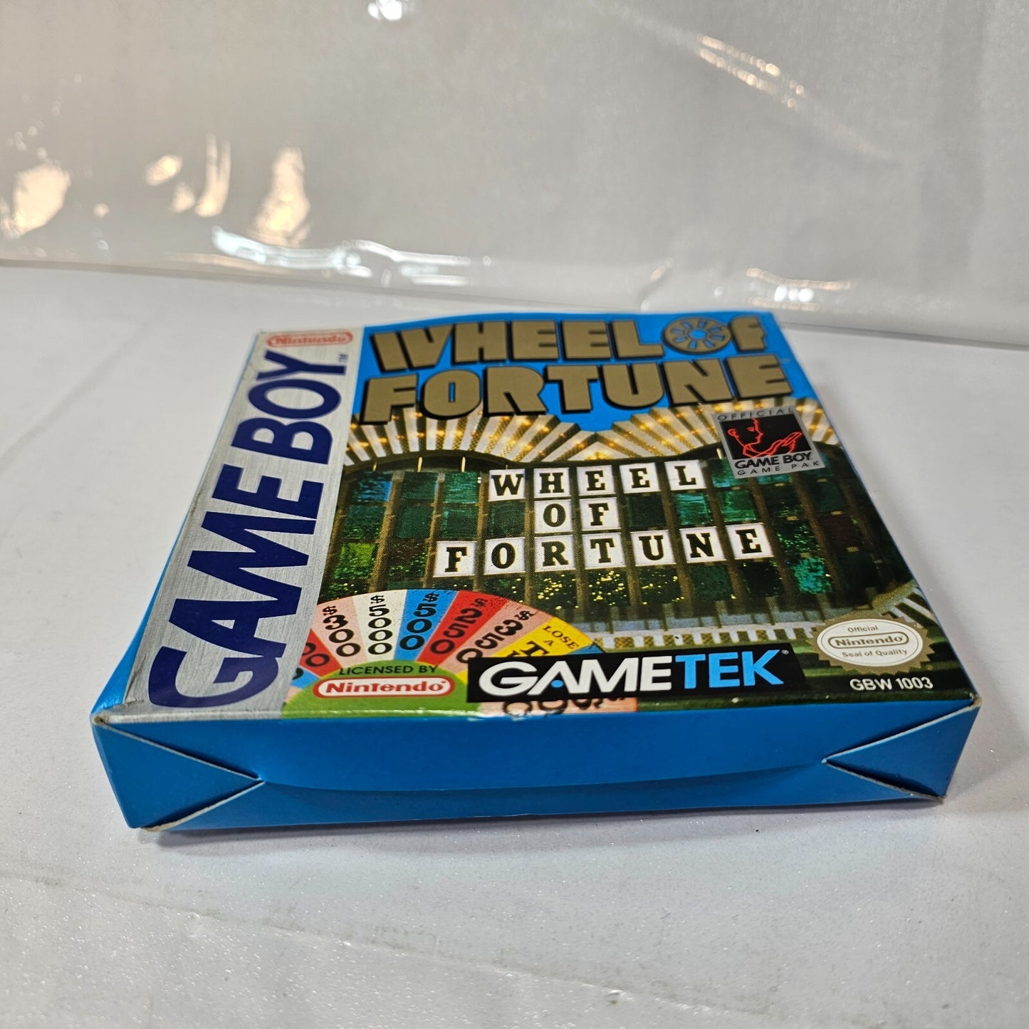 Wheel of Fortune (Nintendo Gameboy, 1990) CIB Game Box Manual Inserts