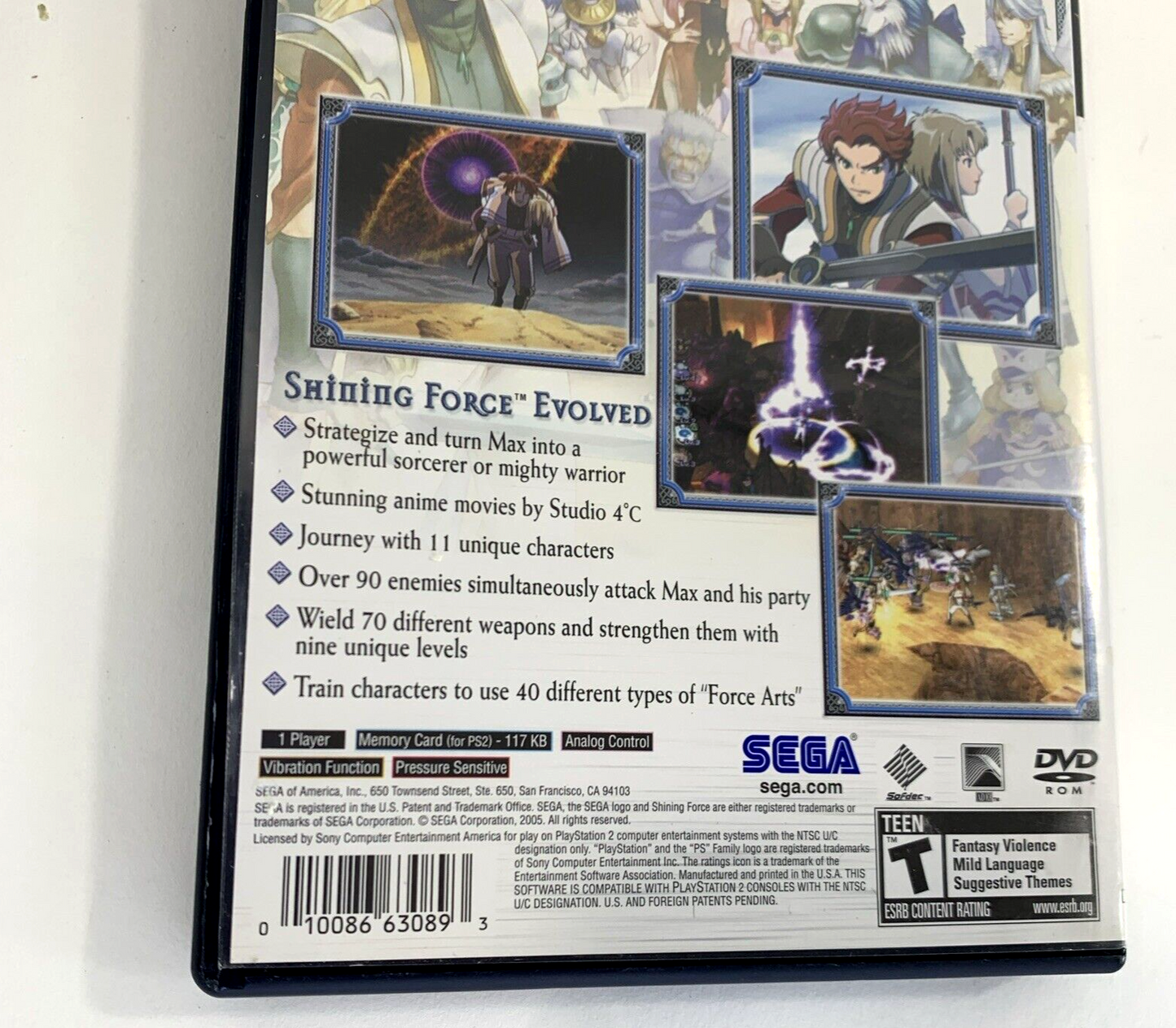 Shining Force Neo (PlayStation 2, 2005) Game, Case, and Manual - Tested