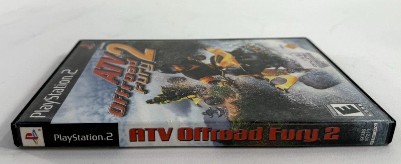 ATV Offroad Fury 2 (Sony PlayStation 2, 2002) Game and Case - Tested and Working