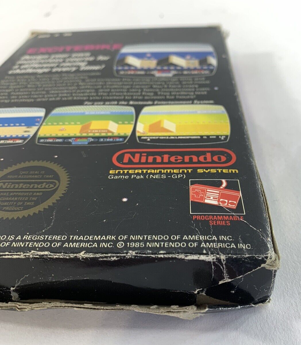 Excitebike (Nintendo Entertainment System, 1985) Game Box Poster Foam - Tested