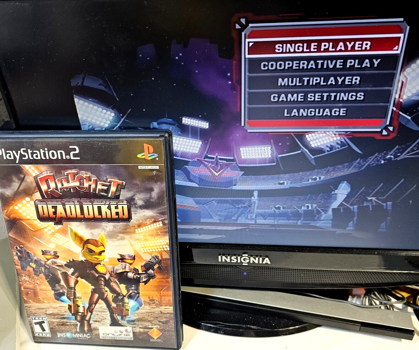 Ratchet: Deadlocked (Sony PlayStation 2, 2005) Game Case Manual - Tested