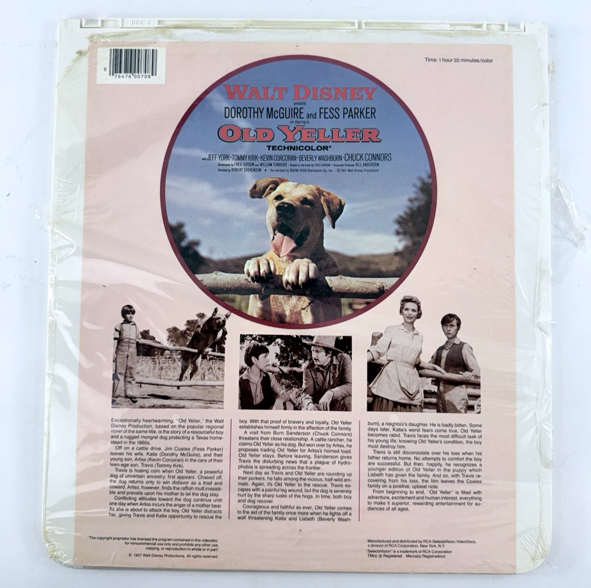 Disney CED Videodisc Bundle - Parent Trap, Love Bug, Old Yeller, Absent-Minded..
