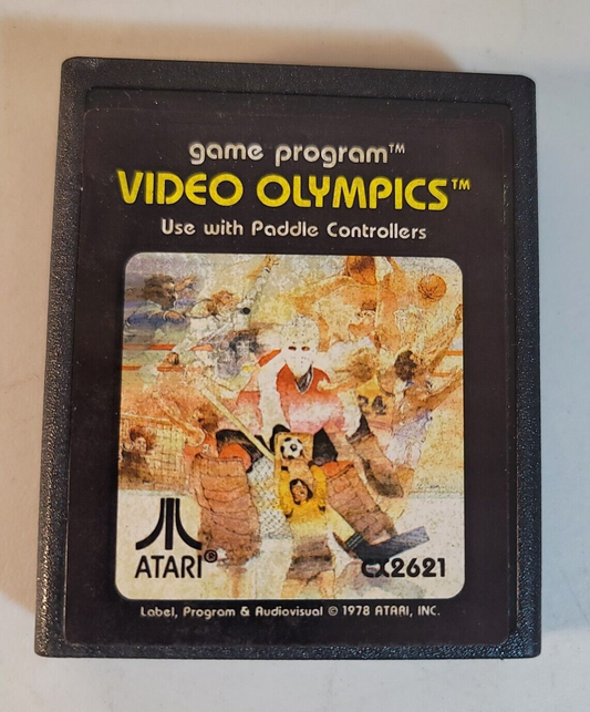 Video Olympics (Atari 2600, 1977) Game Case Manual