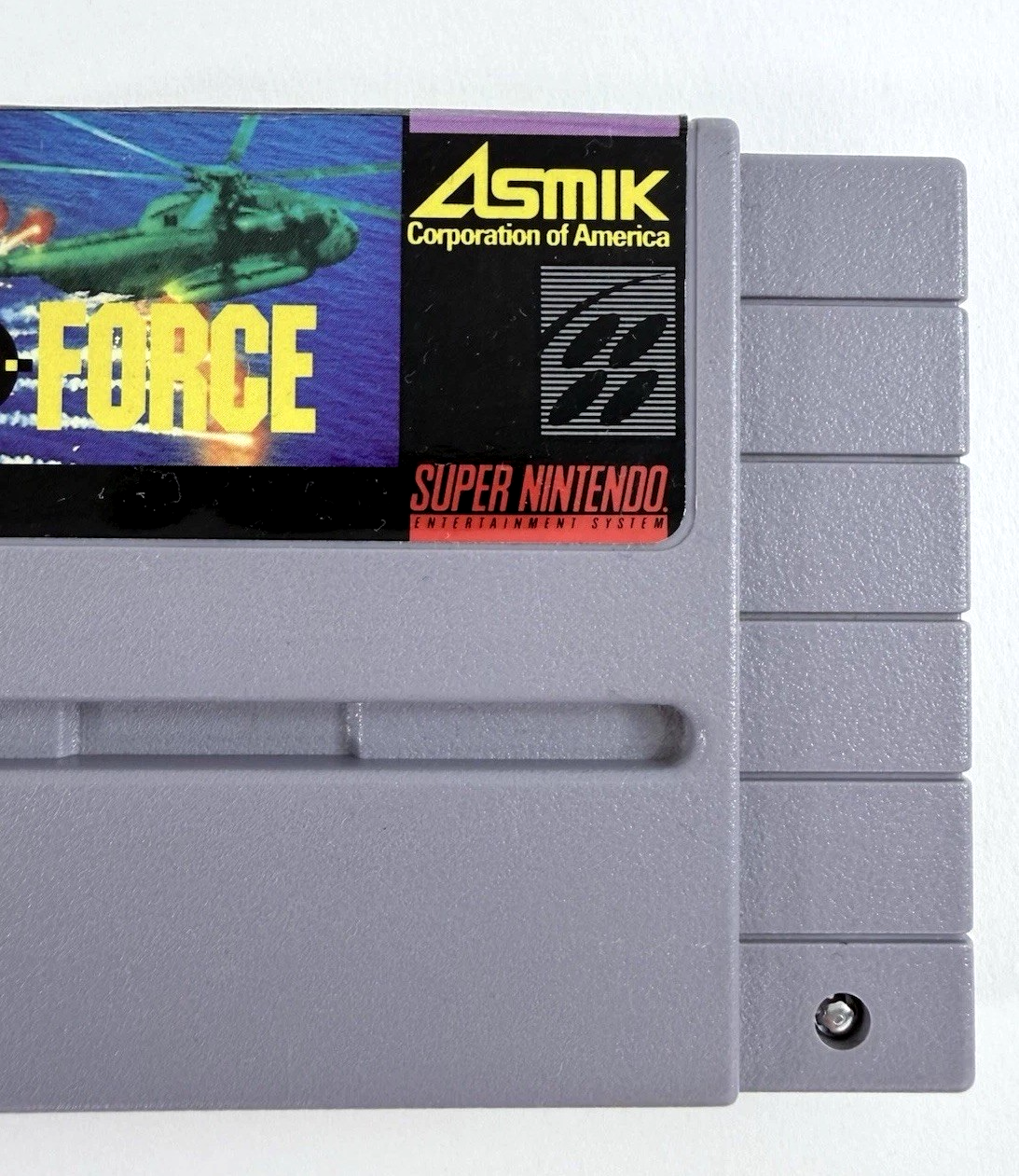 D-Force (Super Nintendo, 1991) Game Cartridge - Tested and Working