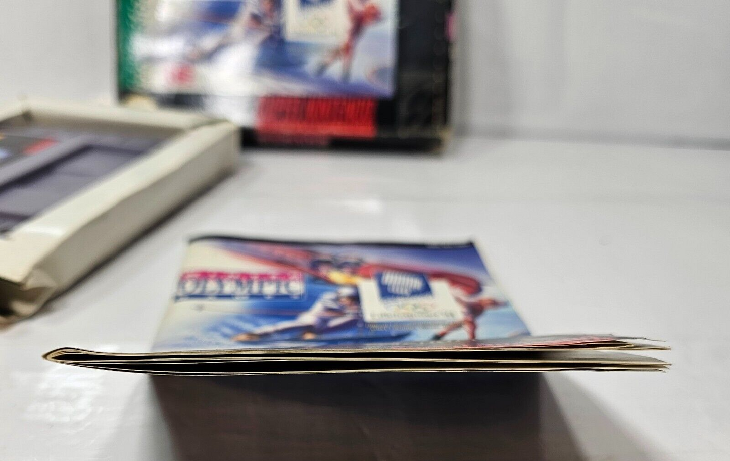 Winter Olympic Games Lillehammer '94 (Super Nintendo, 1994) Case Game Manual