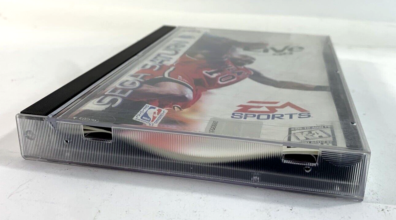 NBA Live 98 (Sega Saturn, 1997) Game Case Manual - Tested and Working