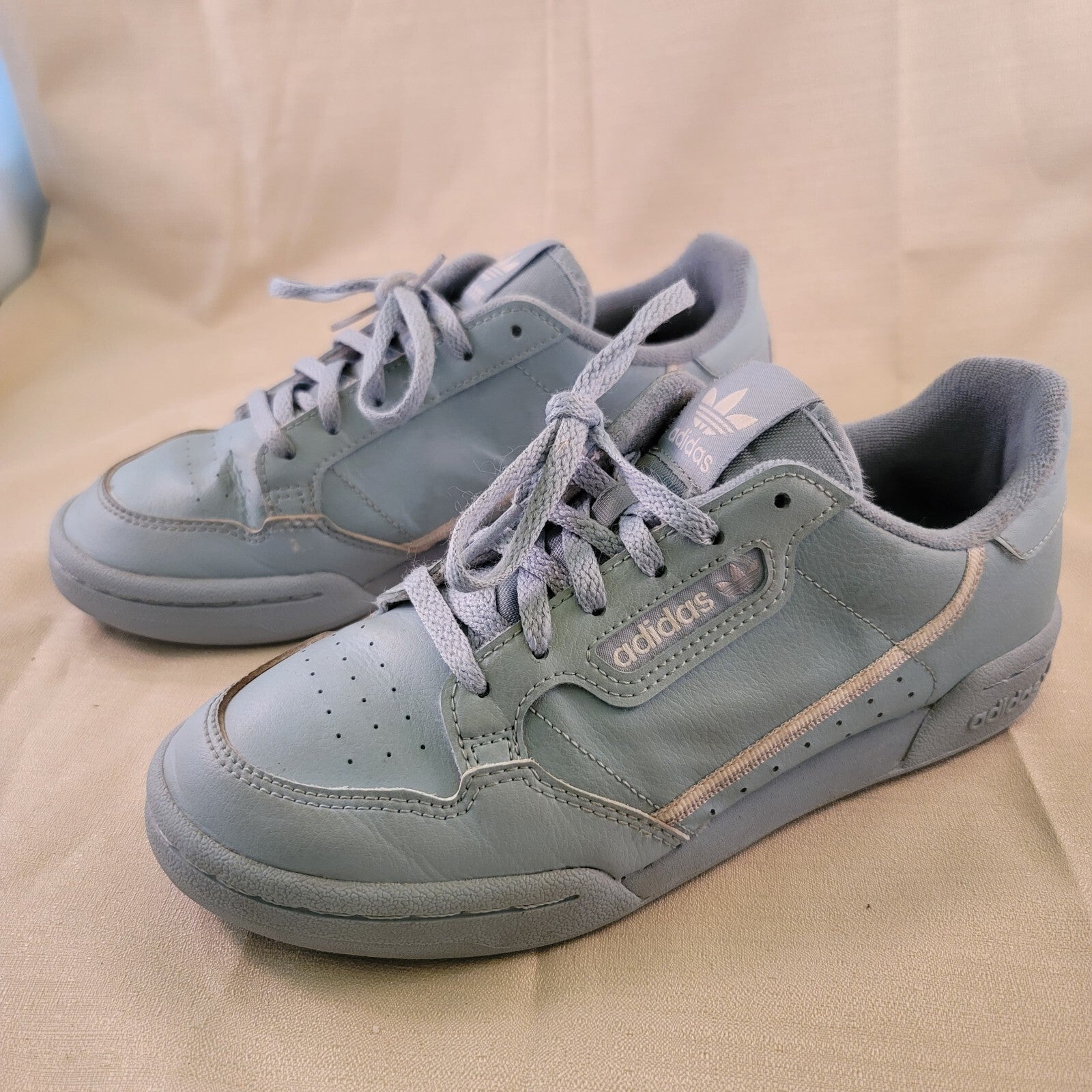 ADIDAS Continental 80 J Sneakers Blue EE4358 Women's US Size 5