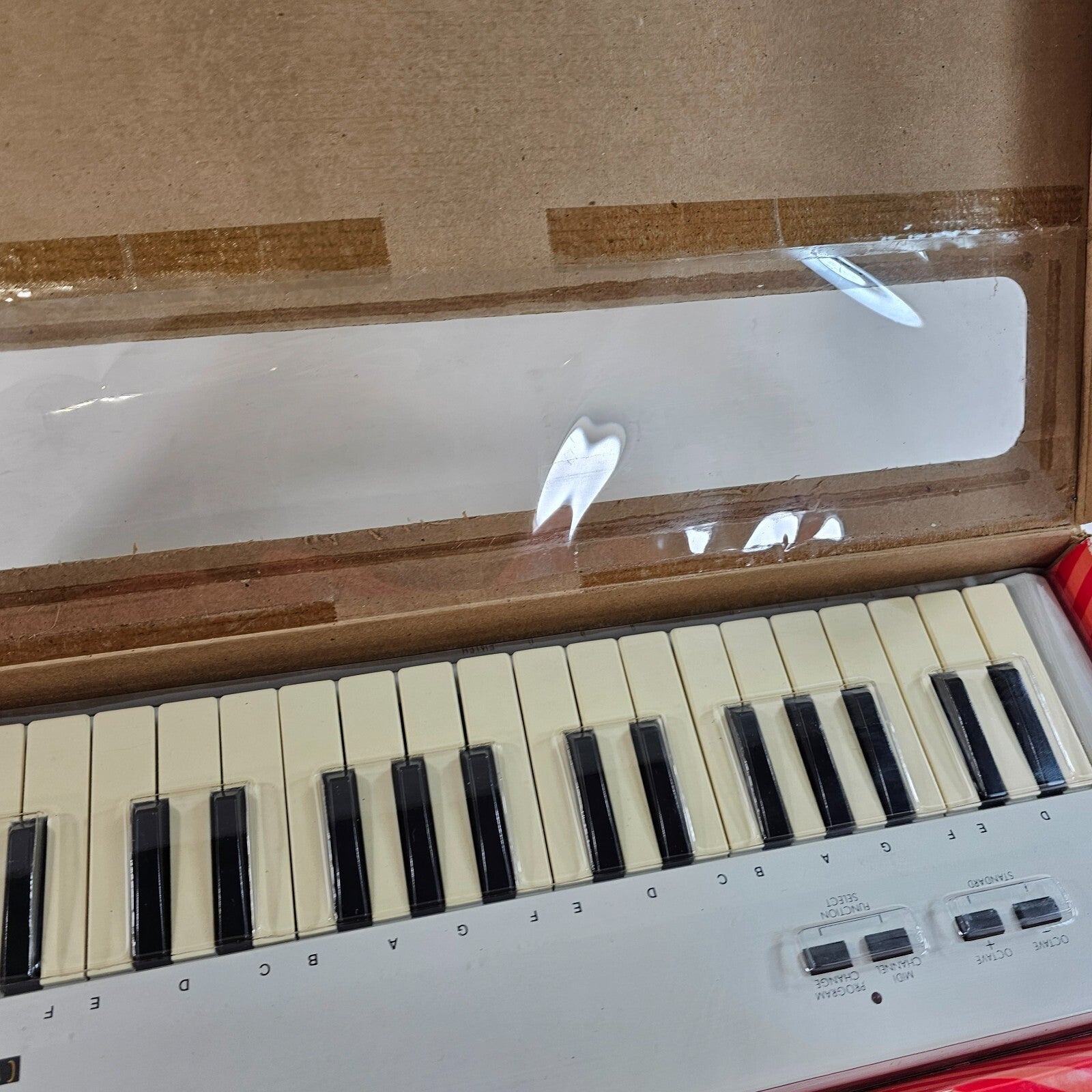 Vintage Cybersound MIDI Musical Keyboard 37 key CD 1 Cable Mac Power PC