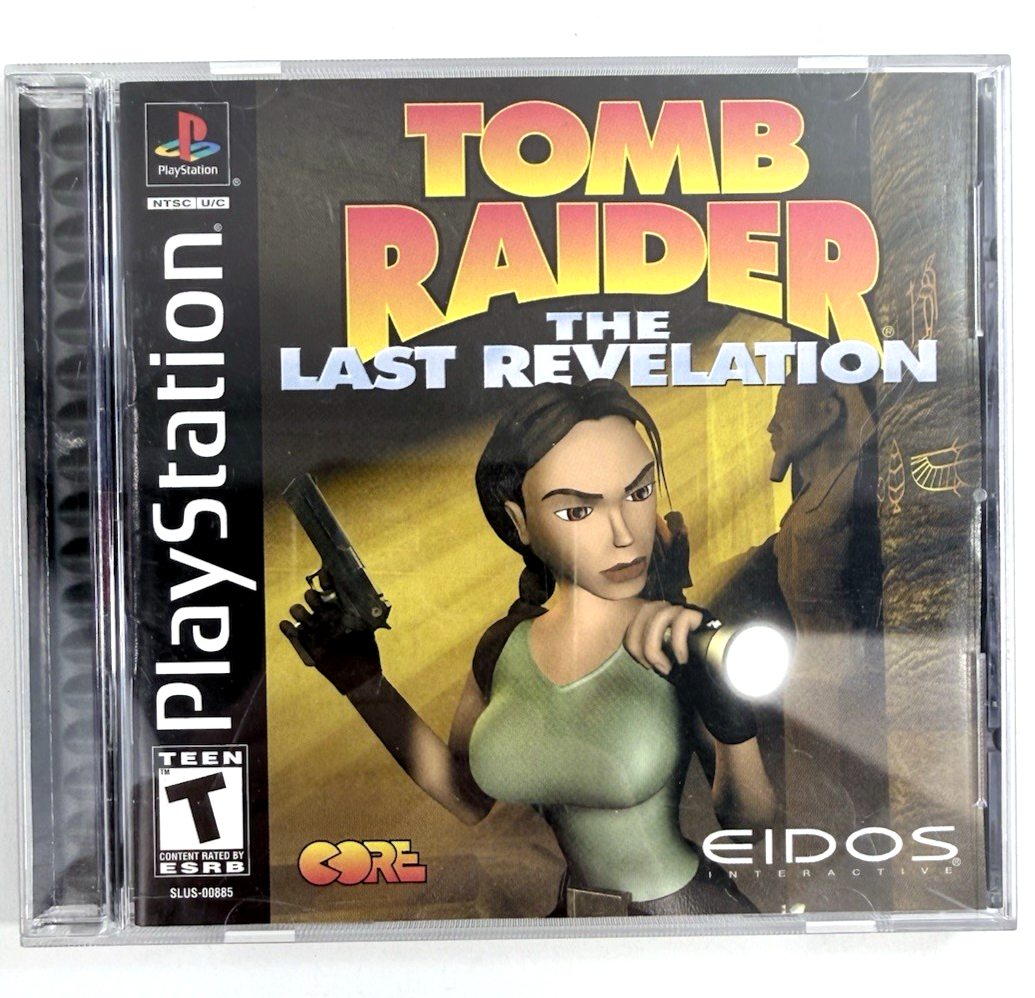Tomb Raider: The Last Revelation (PlayStation 1, 1999) Game Case Manual Reg.