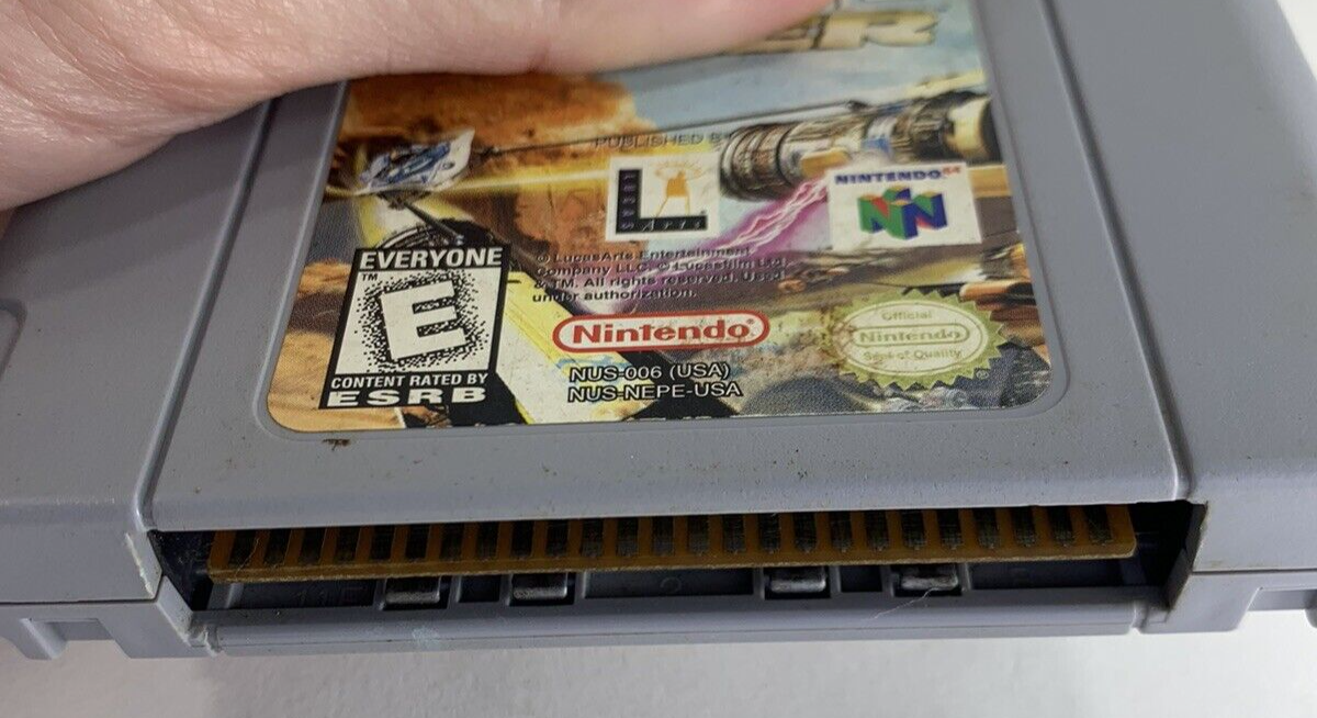 Star Wars Episode 1 Racer (Nintendo 64, 1999) Authentic Game Cartridge - Tested
