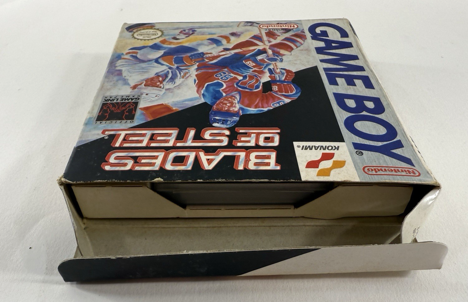 Blades of Steel (Nintendo GameBoy, 1991) Game Box Manual Inserts Registration