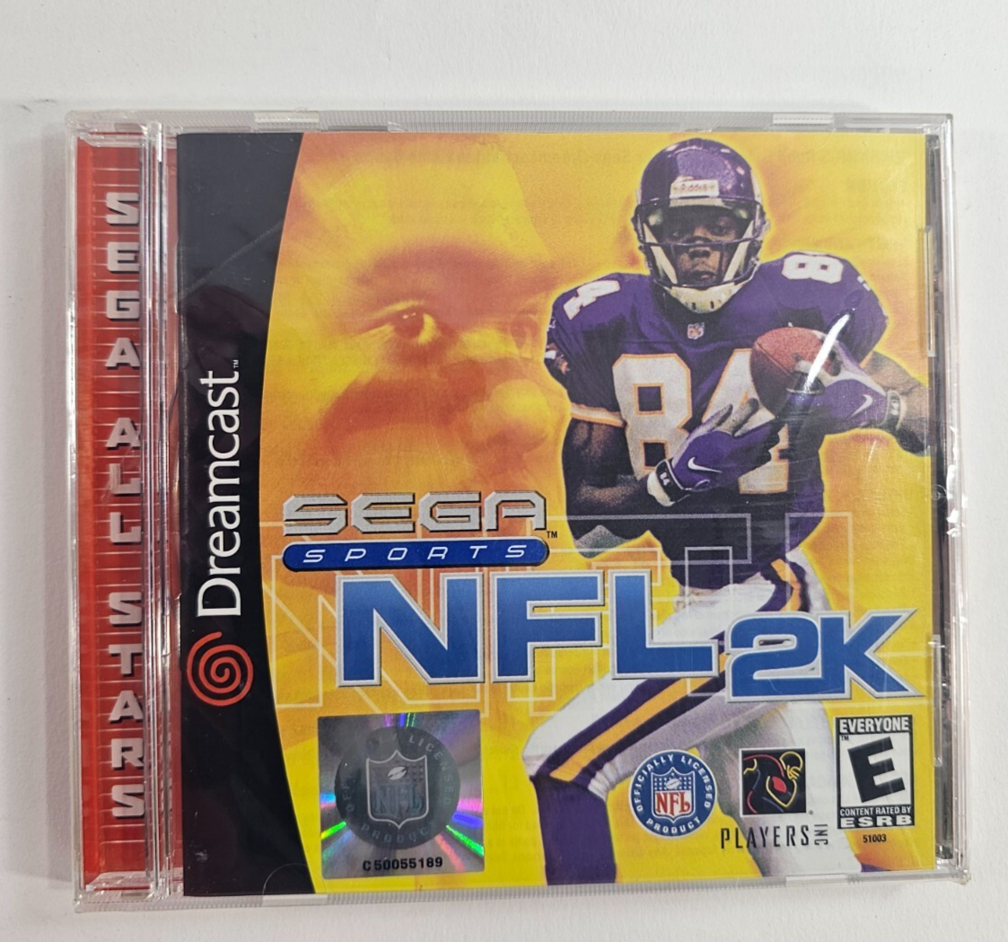 NFL 2K - Sega All Stars (Sega Dreamcast, 1999) New, Factory Sealed
