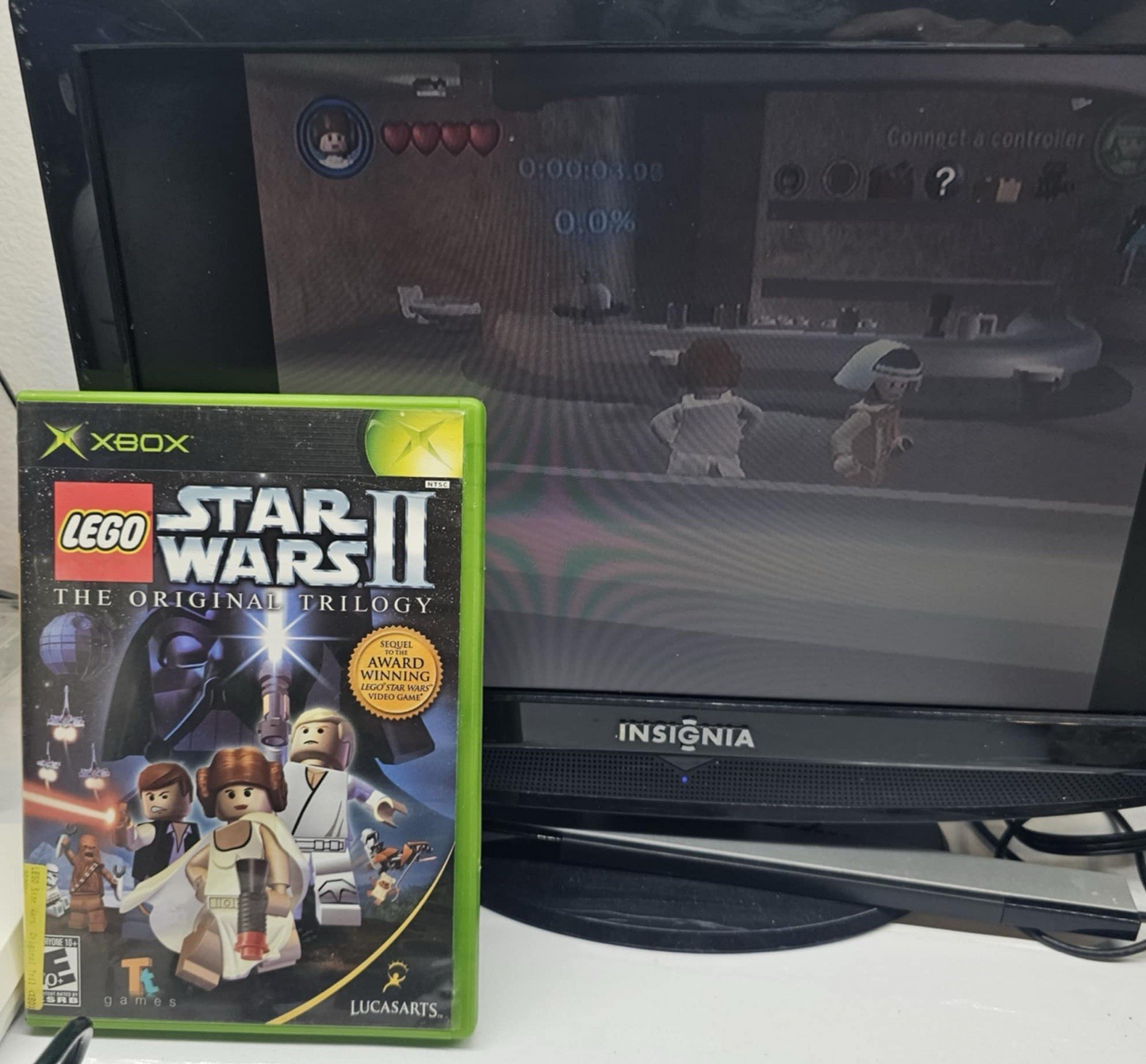 LEGO Star Wars II: The Original Trilogy (Xbox ,2006) Game and Case - Tested