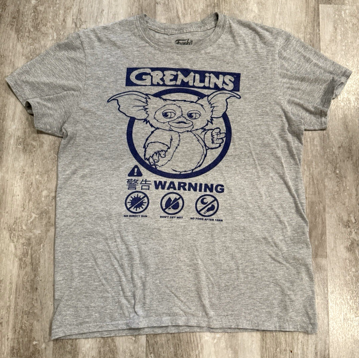 Funko Home Video Gremlins Size Medium Grey T-Shirt  - Target Exclusive