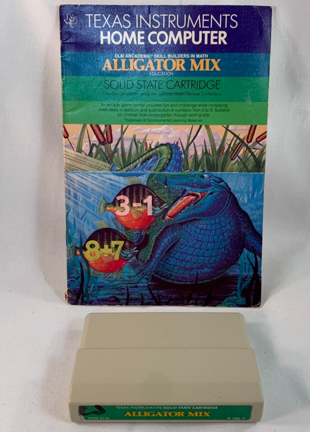 Minus Mission (TI-99 Game Bundle) Alligator Mix/Number Magic/Early Learning Fun