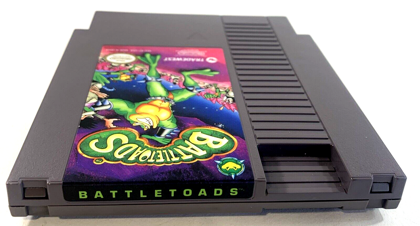 Battletoads (Nintendo NES, 1991) Game Box Manual Poster Foam -Tested and Working