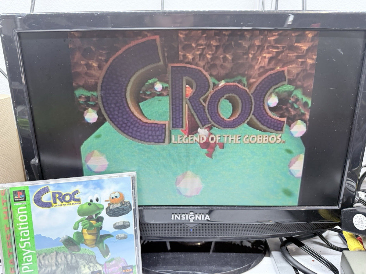 Croc: Legend of the Gobbos (PlayStation 1, 1998) Game Case Manual Registration