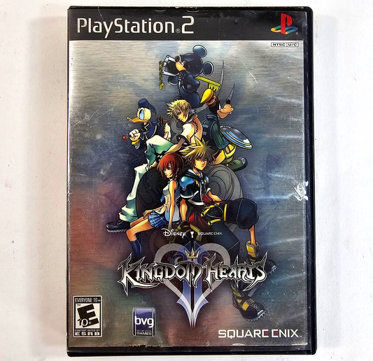 Kingdom Hearts II (PlayStation 2, 2006) Game and Case - Tested
