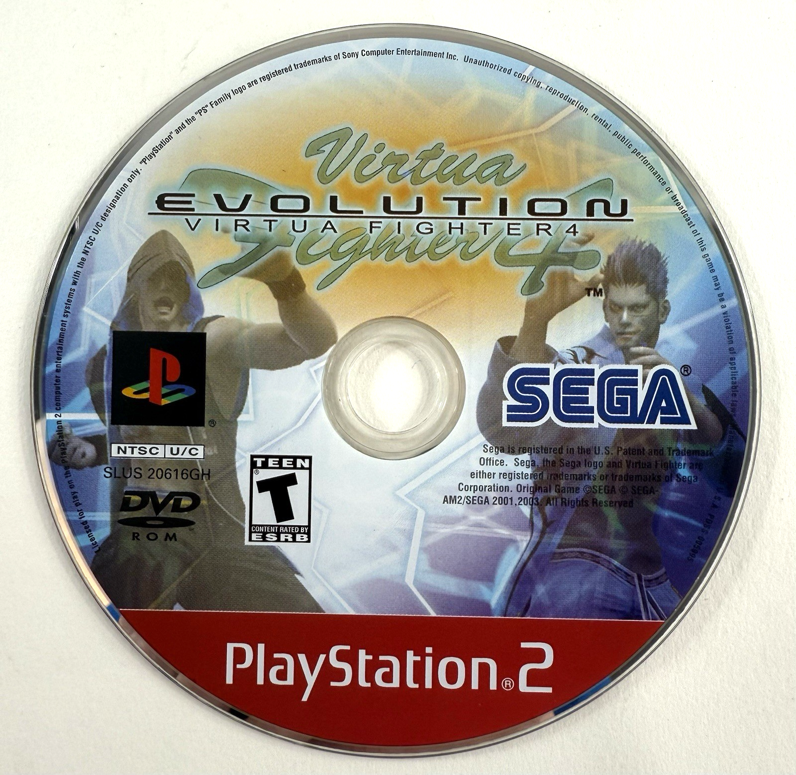 Virtua Fighter 4: Evolution (Sony PlayStation 2, 2003) Game Disc Only - Tested