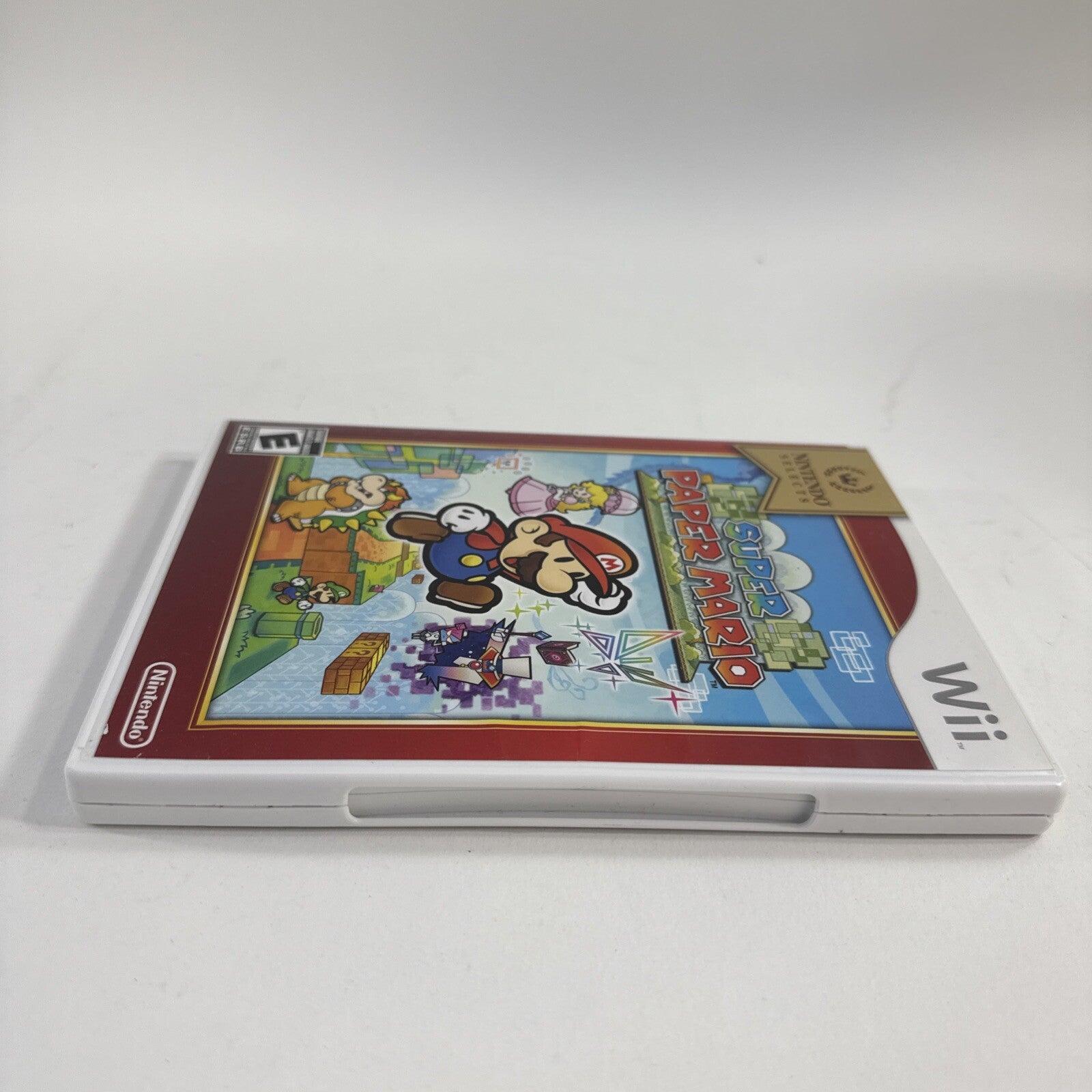 Super Paper Mario (Nintendo Wii, 2007) Game Case Manual Inserts - Tested