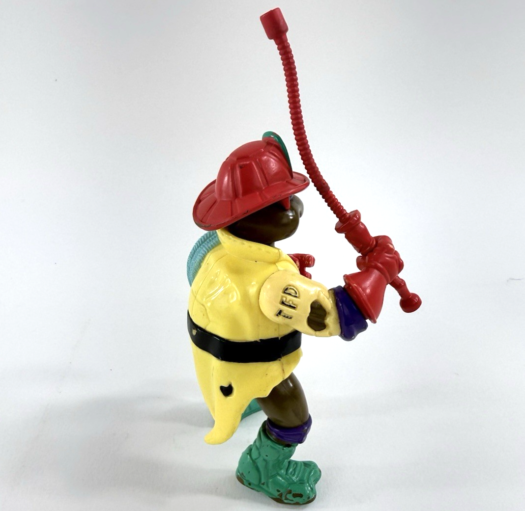 Playmates 1991 Teenage Mutant Ninja Turtles Hose Em Down Don with Hose