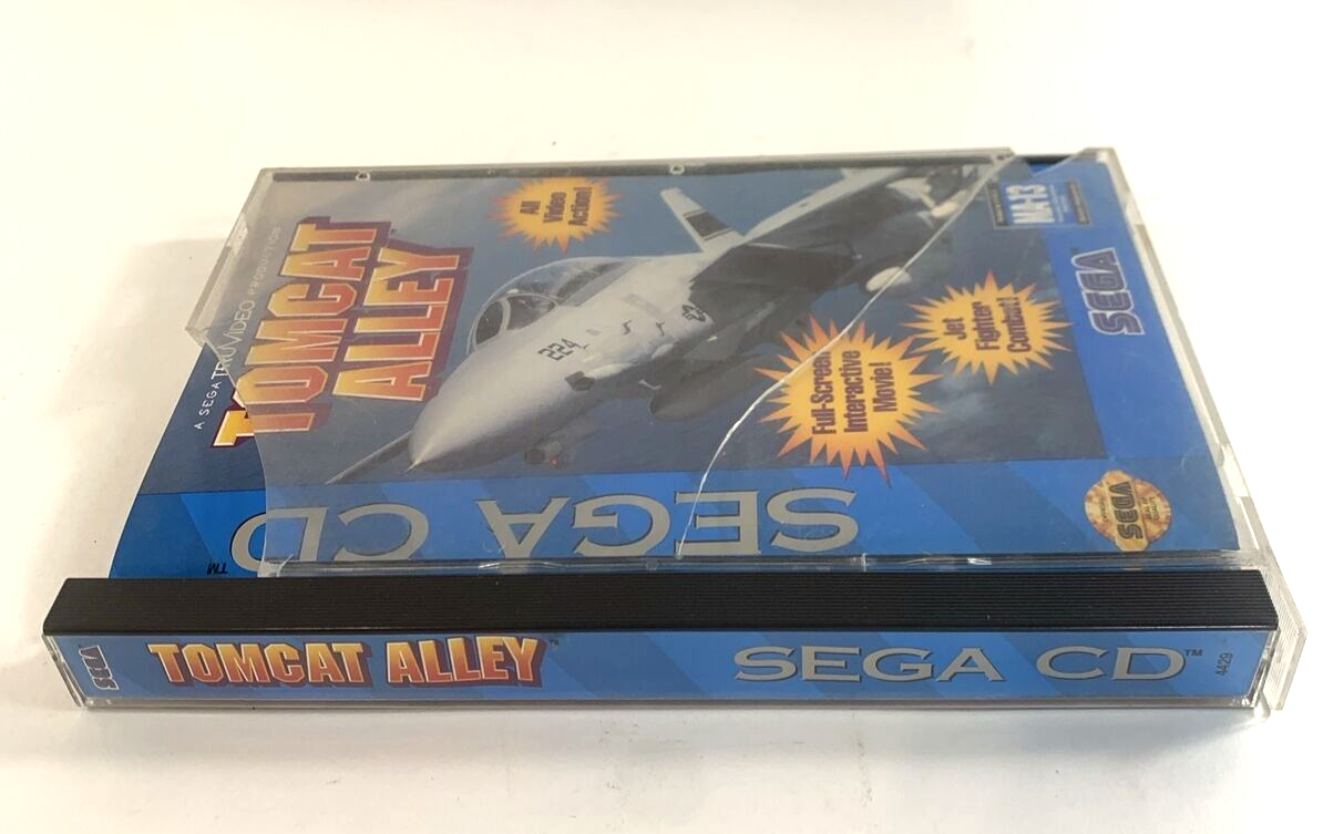 Tomcat Alley (Sega CD, 1994) Game Case Manual - Tested and Working - Read