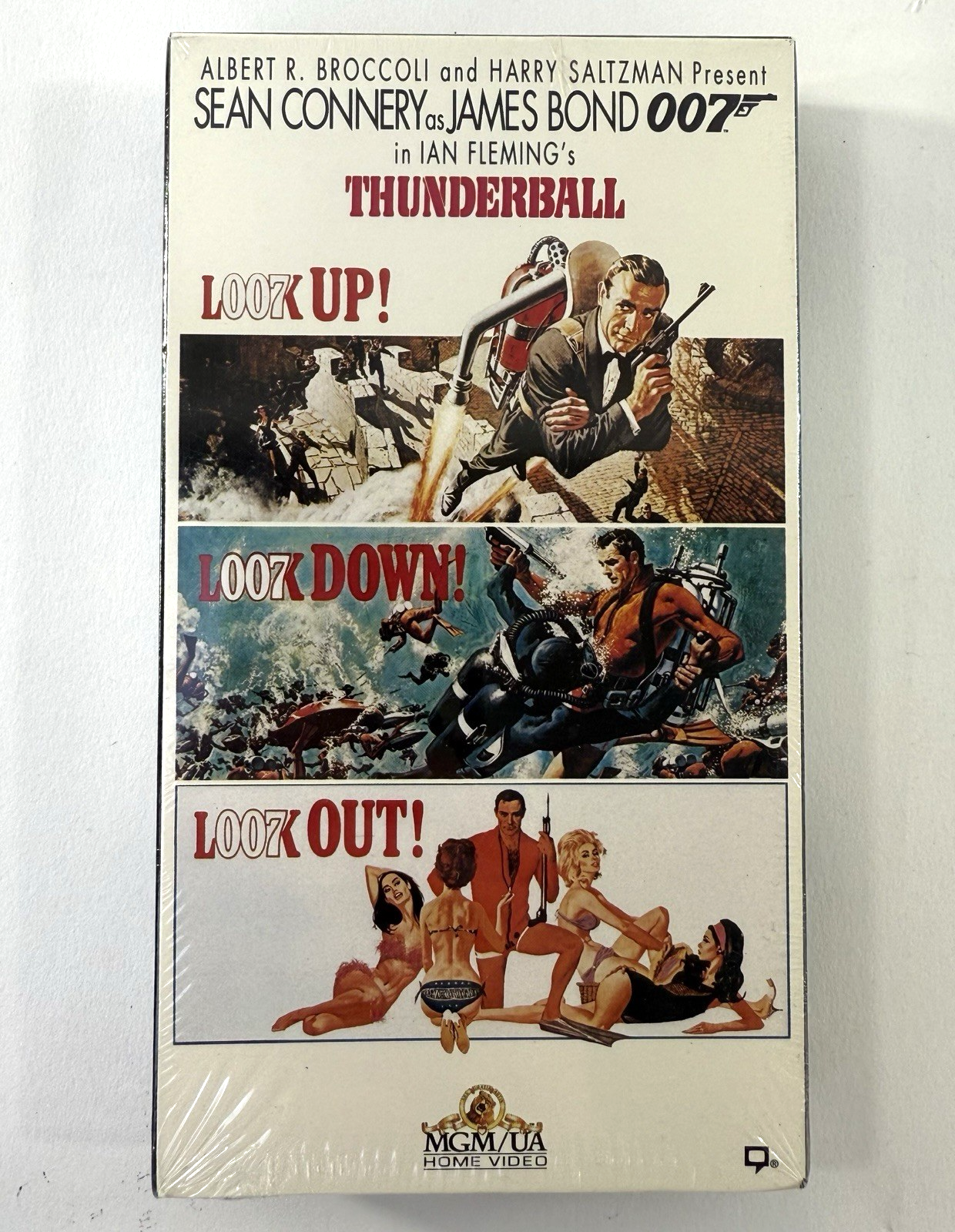 Thunderball (VHS, 1993) New, Factory Sealed Sean Connery James Bond Film