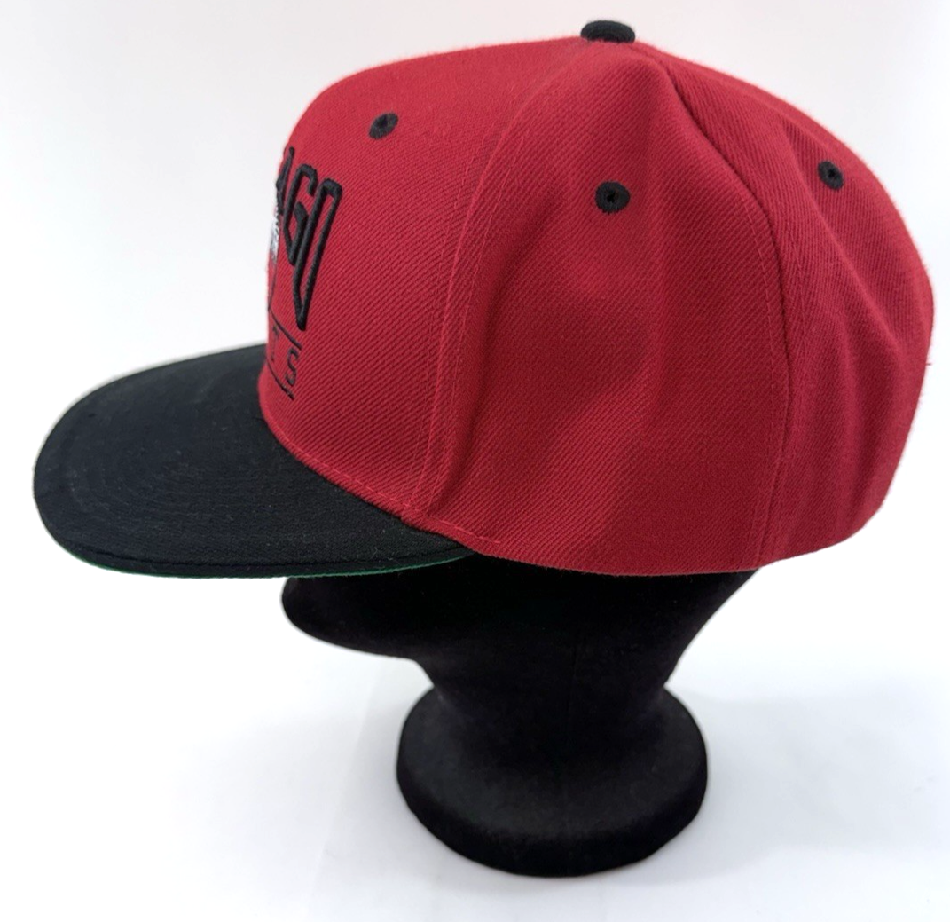 J. W. Nostalgic Fields Chicago Giants The Negro League Red/Black Snapback Cap