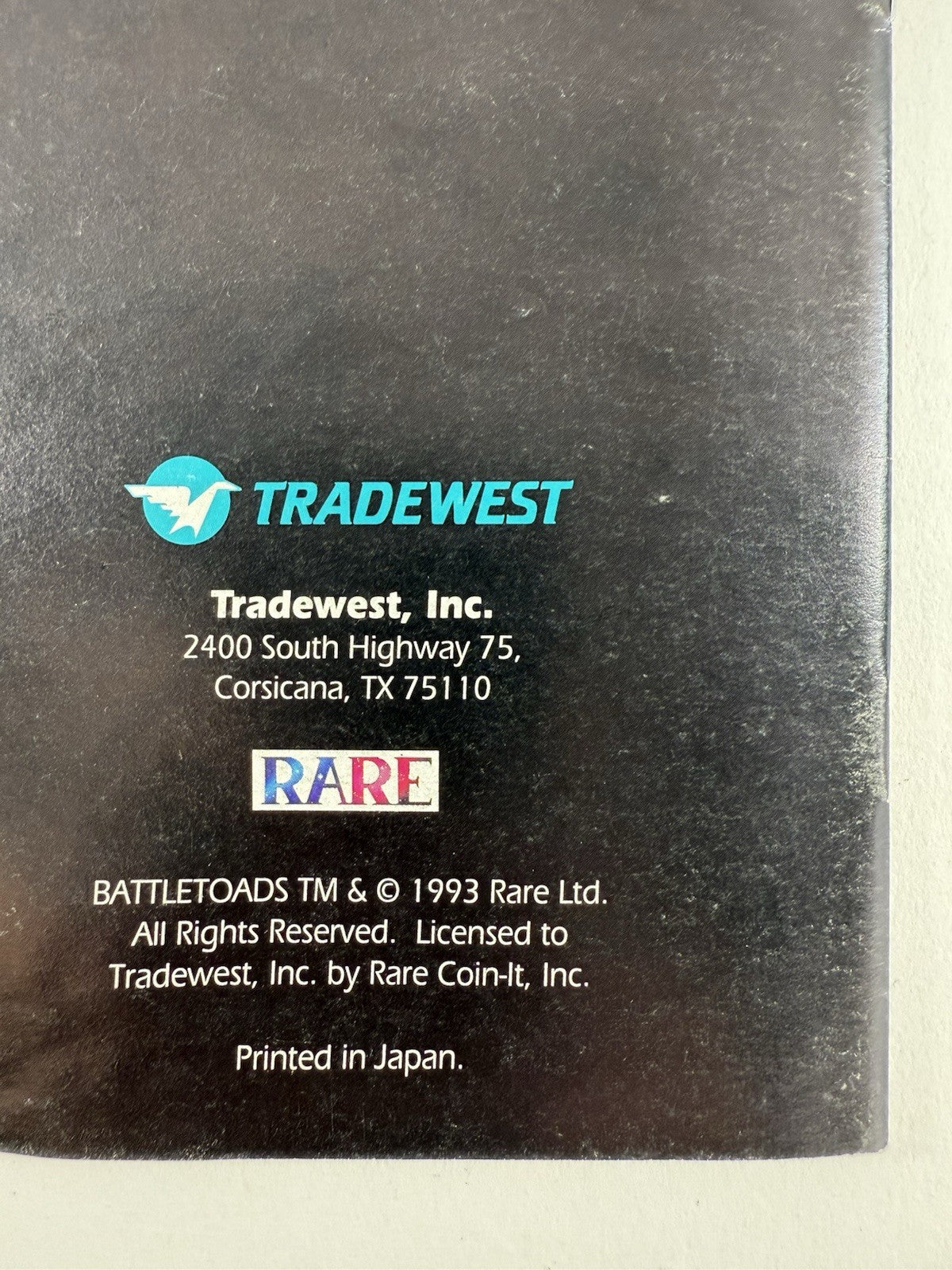 Battletoads in Battlemaniacs (Super Nintendo SNES, 1993) Instructional Manual