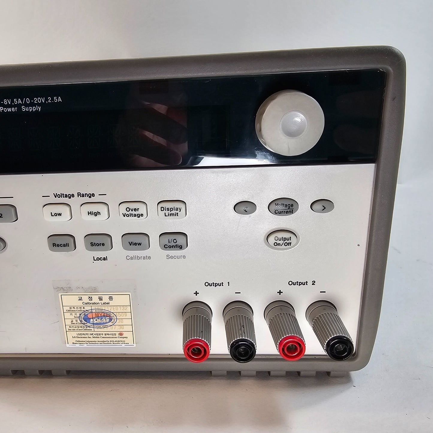 Agilent E3648A Dual Output DC Power Supply 0-8V,5A/0-20V,2.5A - Tested - 4509