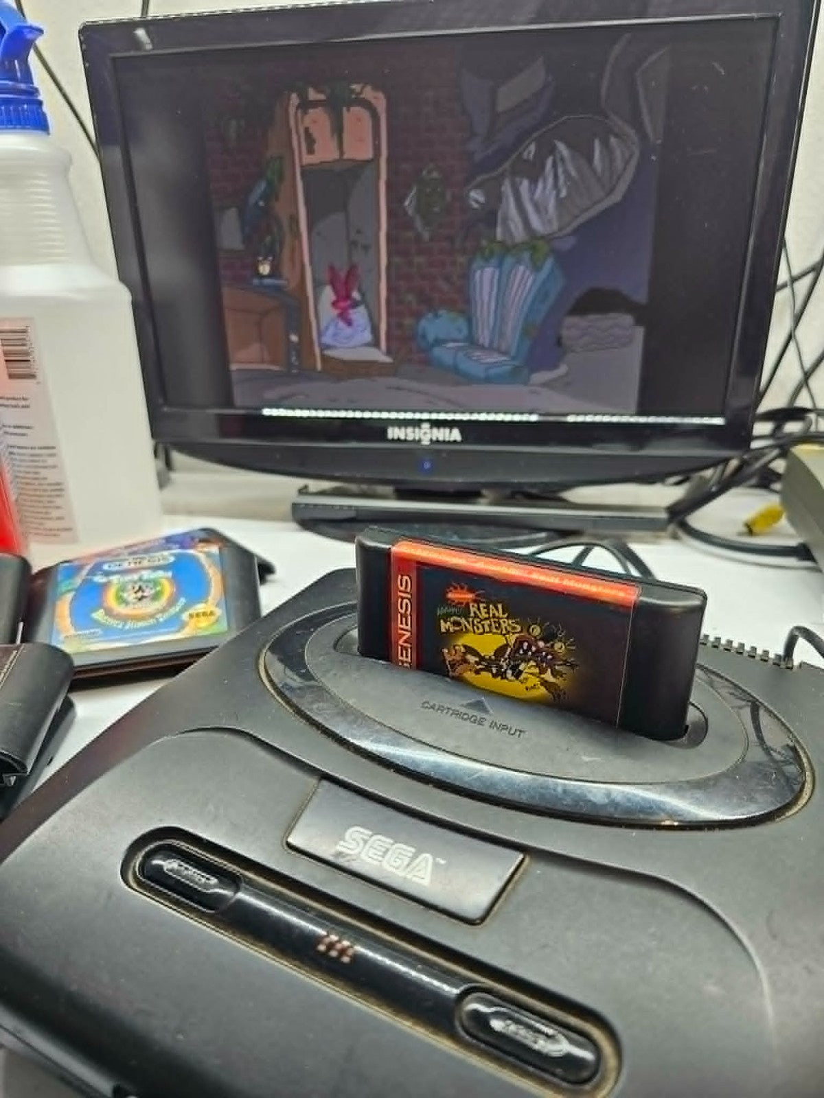 AAAHH Real Monsters (Sega Genesis, 1995) Game Cartridge - Tested and Working