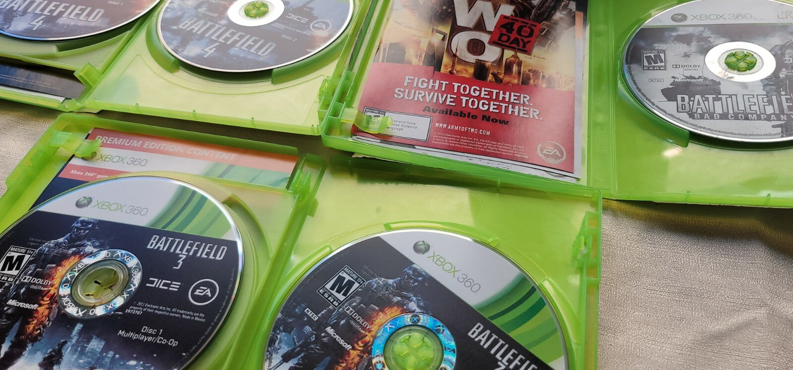 Battlefield Collection  (Microsoft Xbox 360, 2011)2 Bad Company , 3, 4