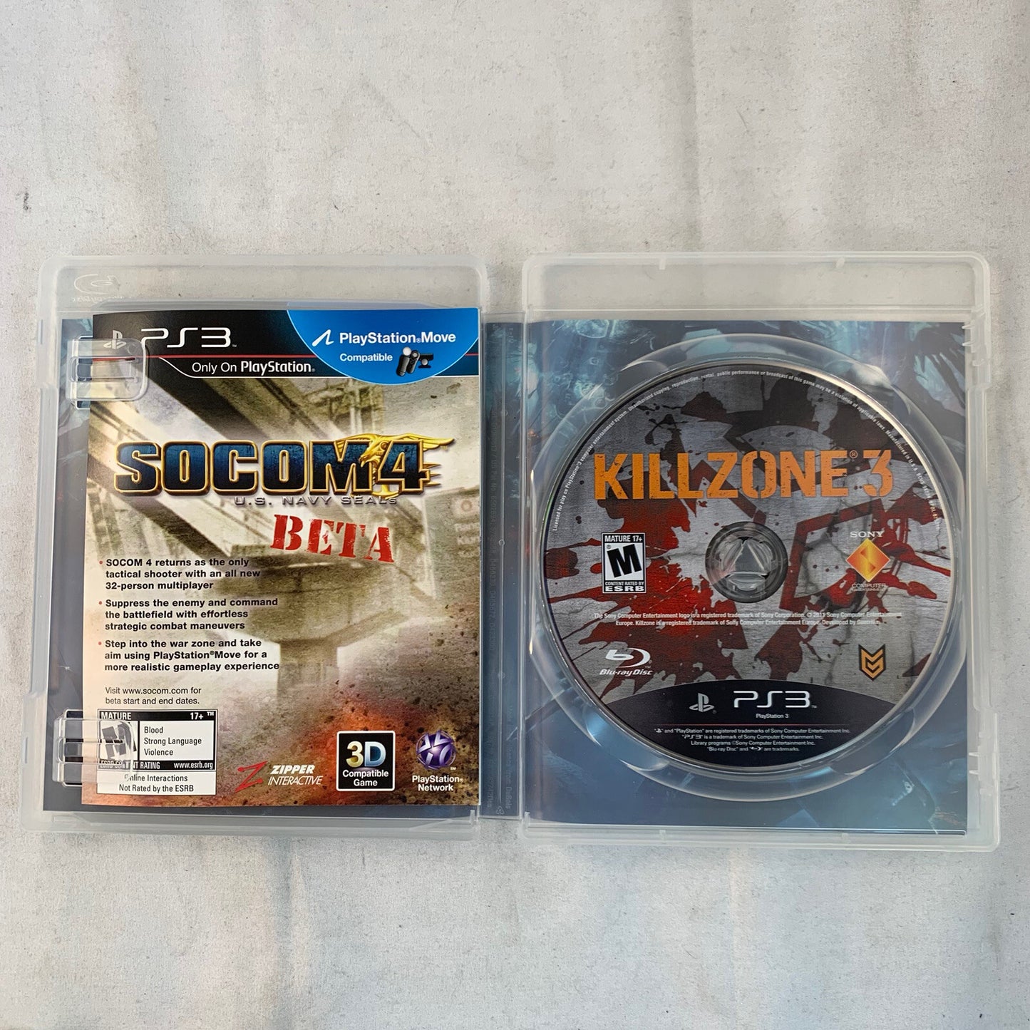 KillZone 3 (PlayStation 3, 2011) Game Case Manual Insert