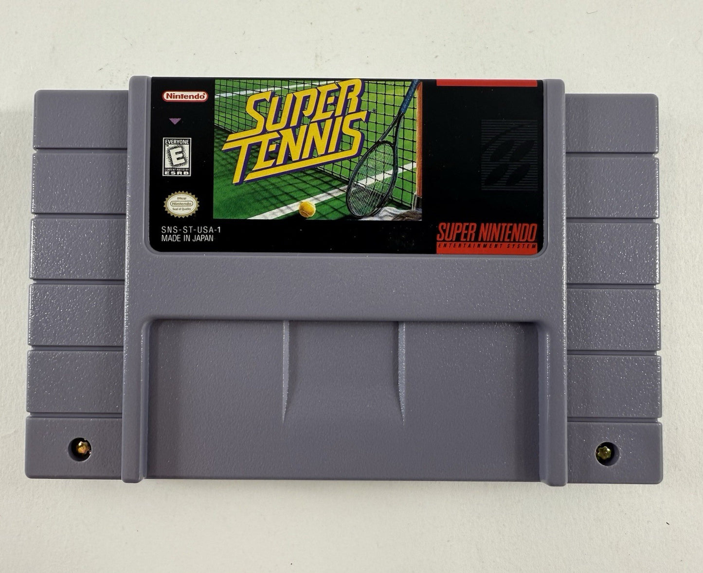 Super Tennis (Super Nintendo SNES, 1991) Game Box Manual Inserts - Tested