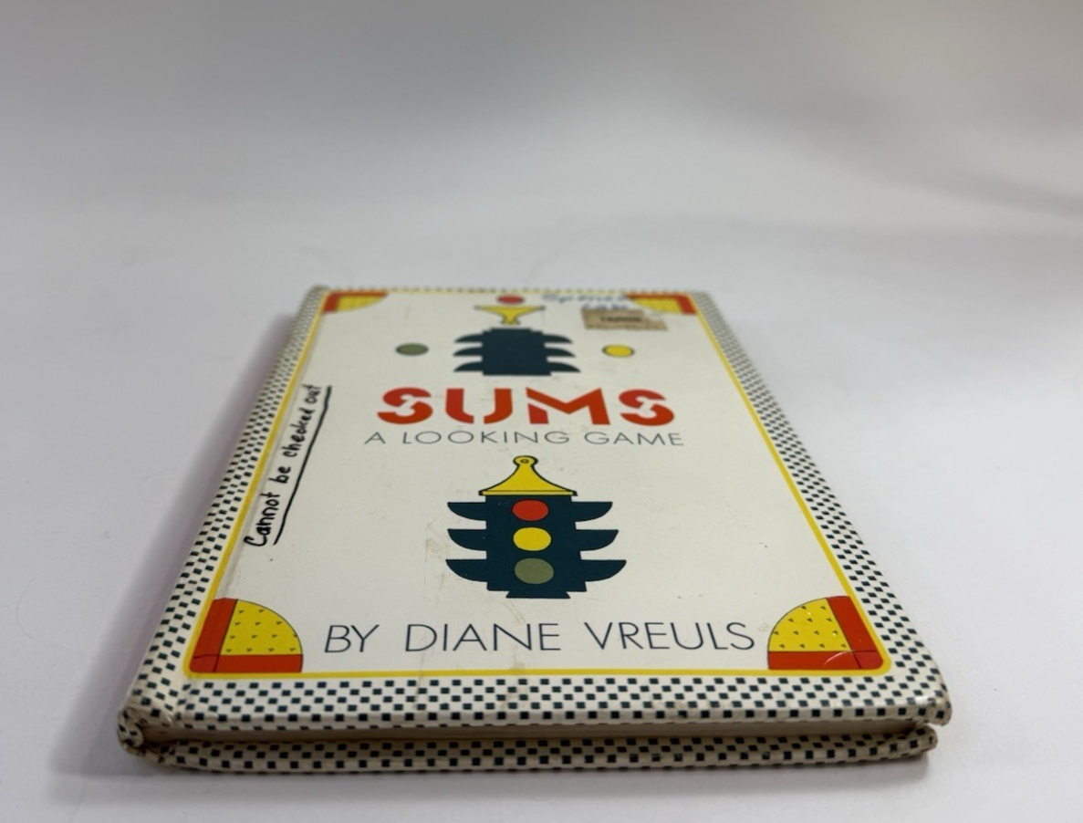 Sums: A Looking Game by Diane Vreuls (Hardcover, 1977) First Edition