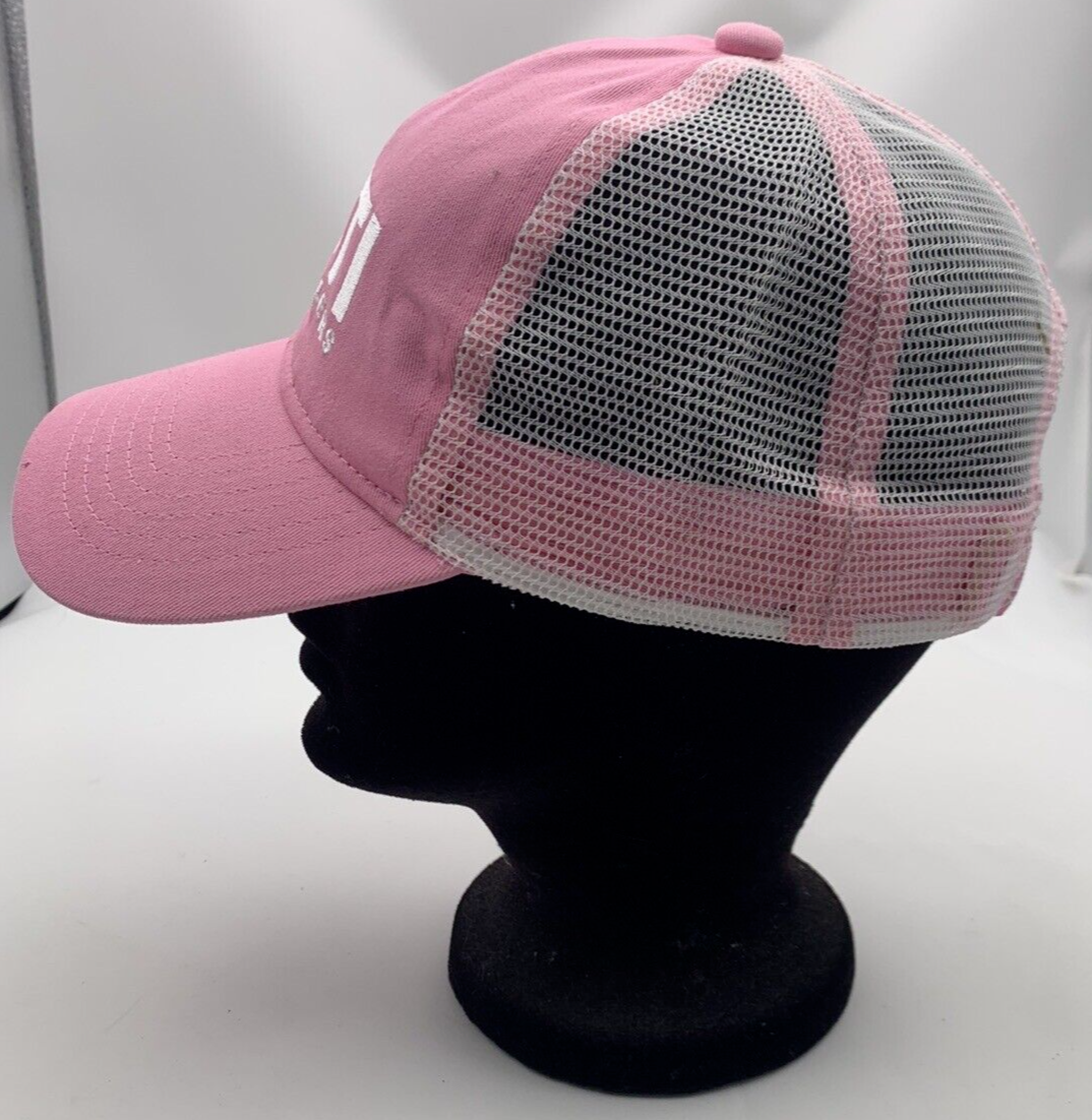 Yeti Coolers 2015 Pink Mesh Embroidered Logo Snapback Hat
