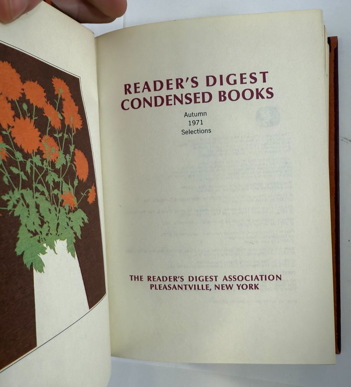 Reader's Digest Condensed Books 1971, 1972, 1973 bundle (10 First Ed. Hardcover)