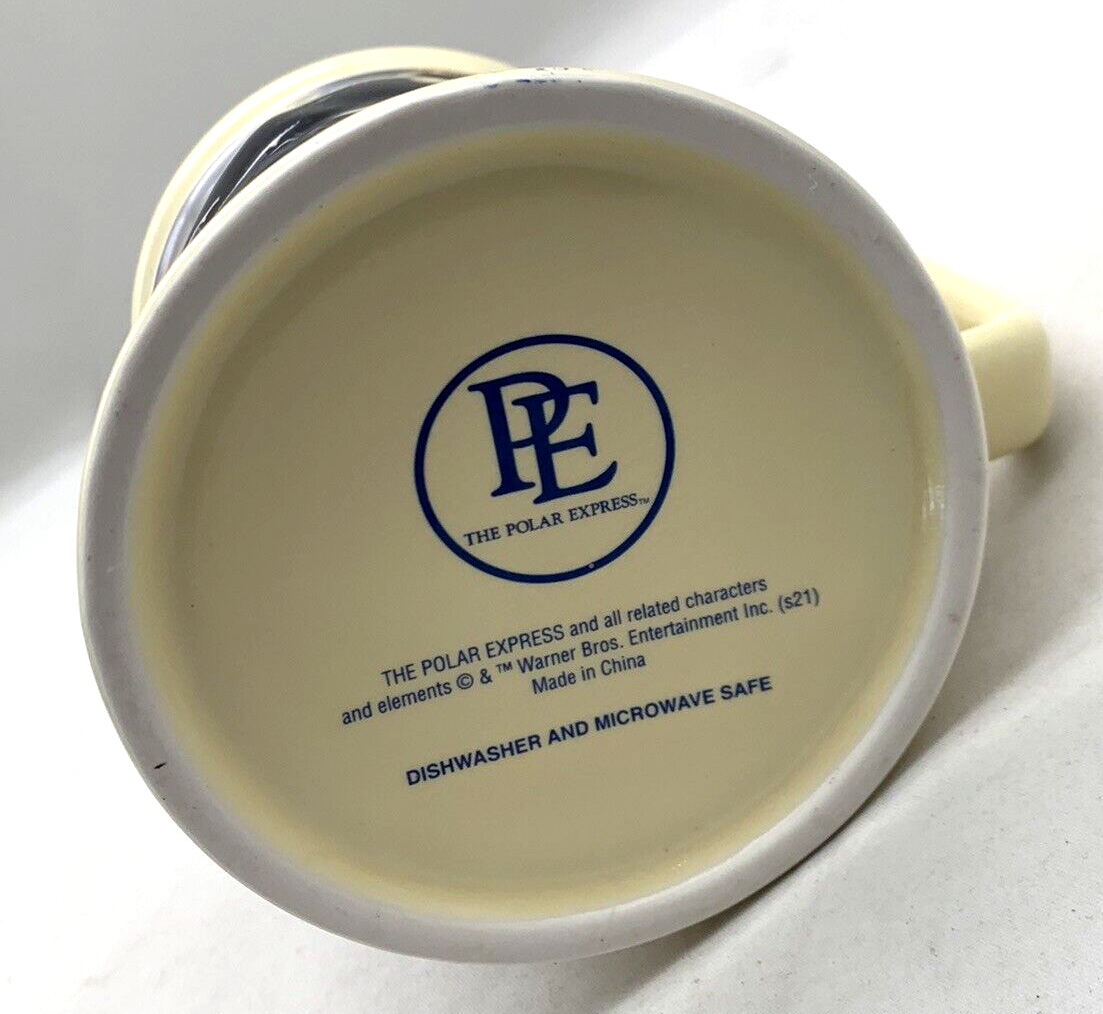 Warner Bros The Polar Express "Believe" Textured Seasonal Coffee Mug