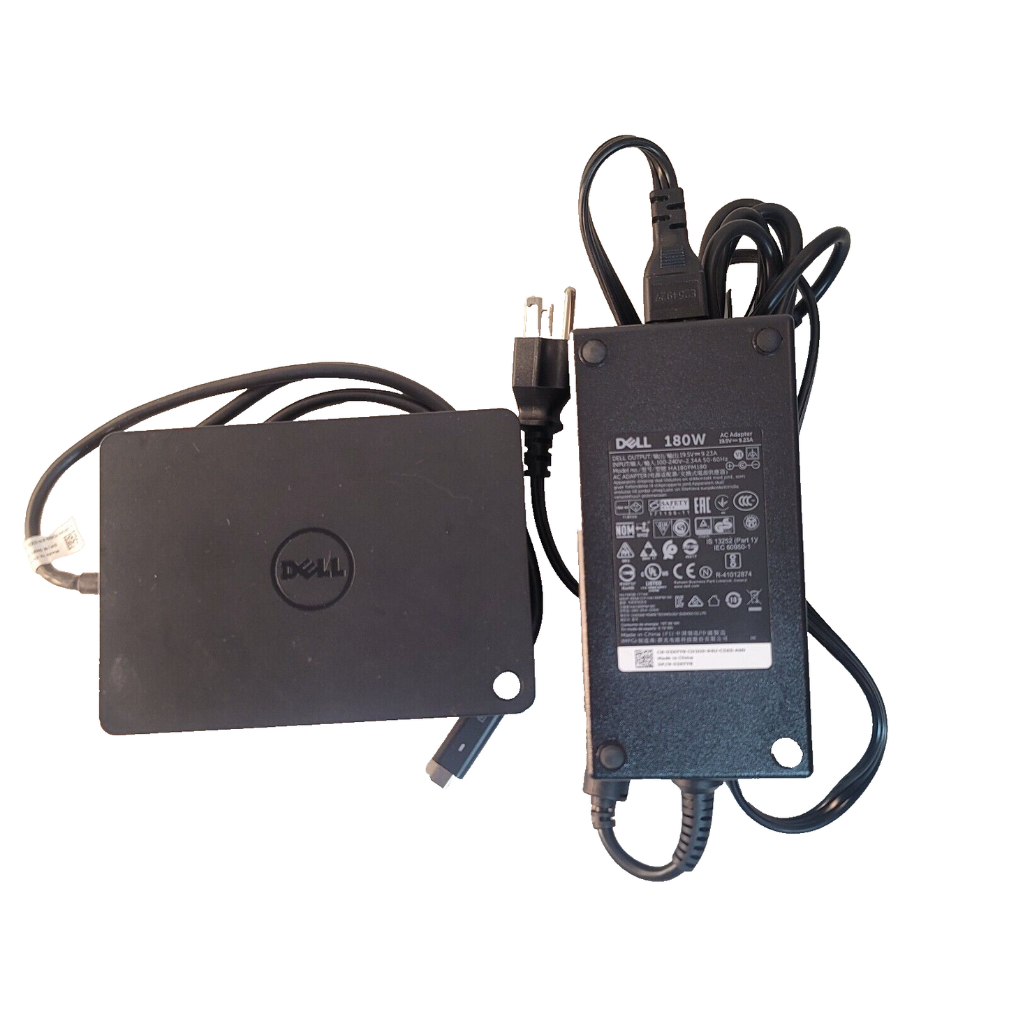 Dell WD15 4K USB-C Docking Station K17A K17A001 5FDDV with Charger - Tested