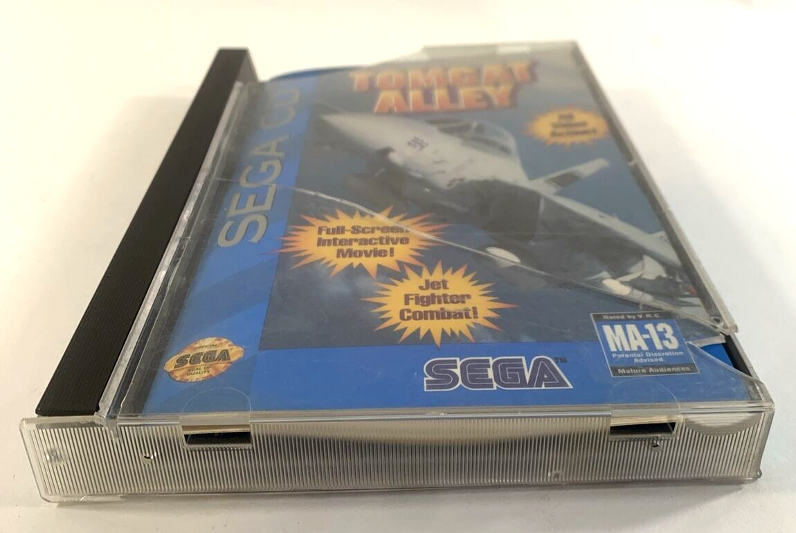Tomcat Alley (Sega CD, 1994) Game Case Manual - Tested and Working - Read